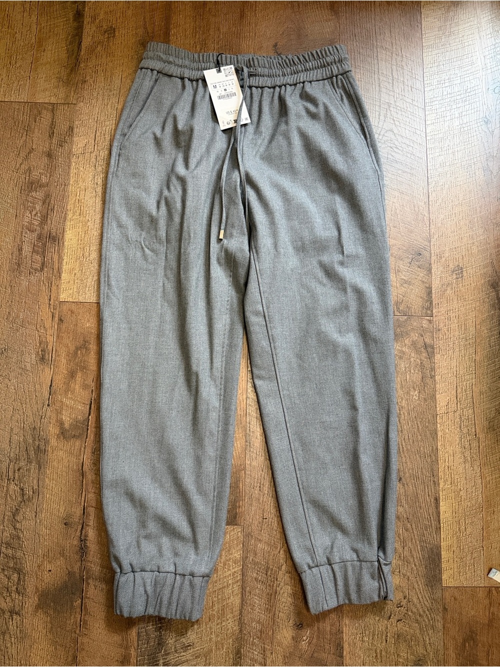 Zara women’s Light Gray Jogger Sweatpants